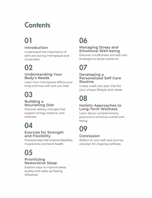 Menopause Self-Care Essentials Workbook - Image 2
