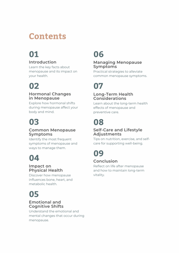 The Menopause Science & Symptoms Workbook - Image 2